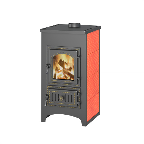 Печь-камин ВЕЗУВИЙ ПК-01 (270) красная