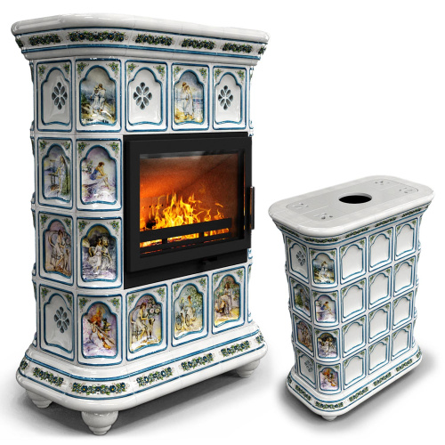 КимрПечь Истра центральный Фантазия (комплектация: Ладья-600)