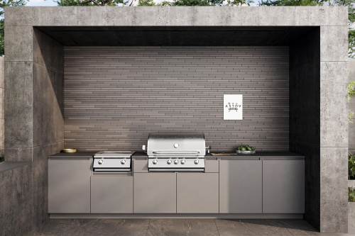 Кухня ASTOV BBQ № 13 (ширина 3600 мм)