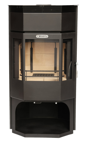 Печь-камин НМК стальная "Сибирь" 12 кВт