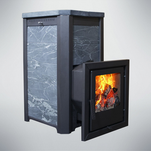 Печь для бани Варвара Сказка облицовка Талькохлорит