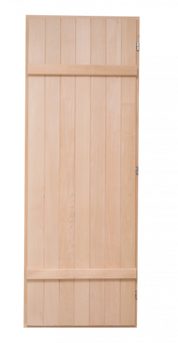 Дверь для бани липа "Щитовая" 0,7х1,9